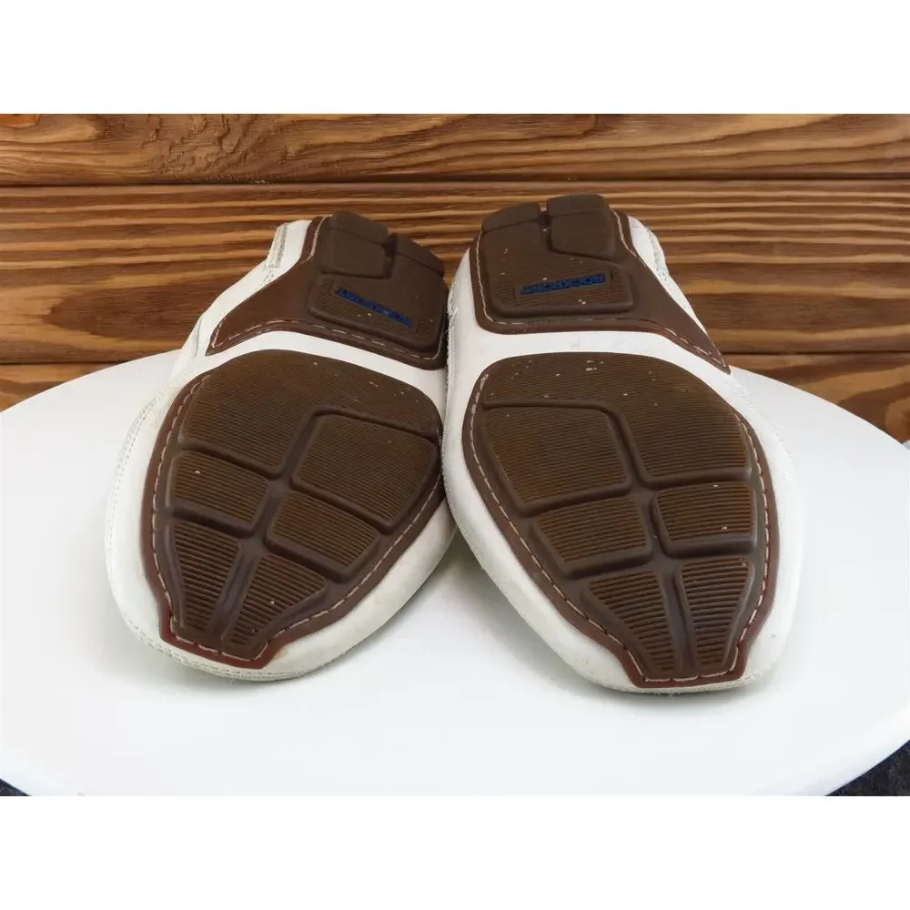 Rockport Sz 10 Driving‎ Moccasin Beige Leather Men Slip On Medium (D, M)